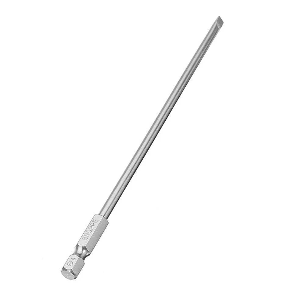 BROPPE 8Pcs 150mm S2 Alloy Steel Screwdriver Bits | 1/4 Inch Hex Shank | SL2-SL6 Magnetic - Image 5