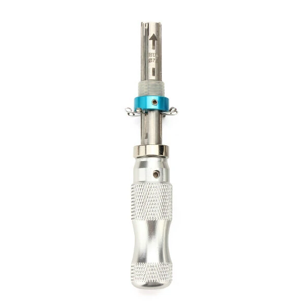 3Pcs Tubular Lock Pick Tools | 7 Pin Transparent Practice Cylinder | Locksmith Tools - Image 3