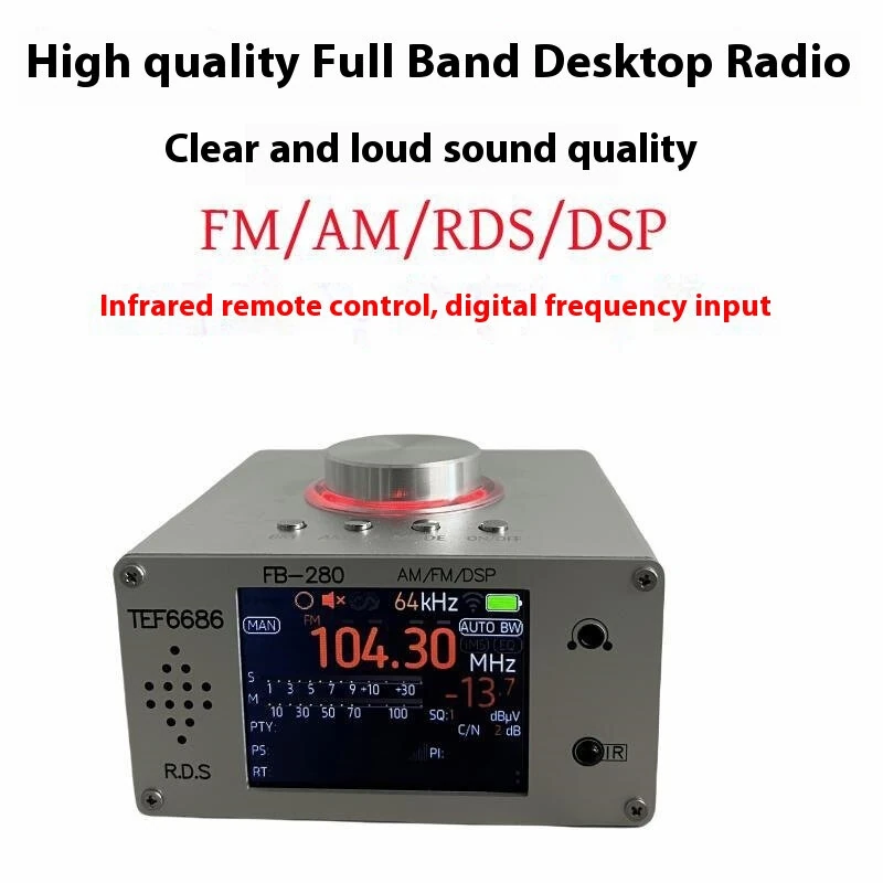 TEF6686 Digital Radio Receiver - All-Band FM AM SW MW LW - Long Battery Life - Image 2