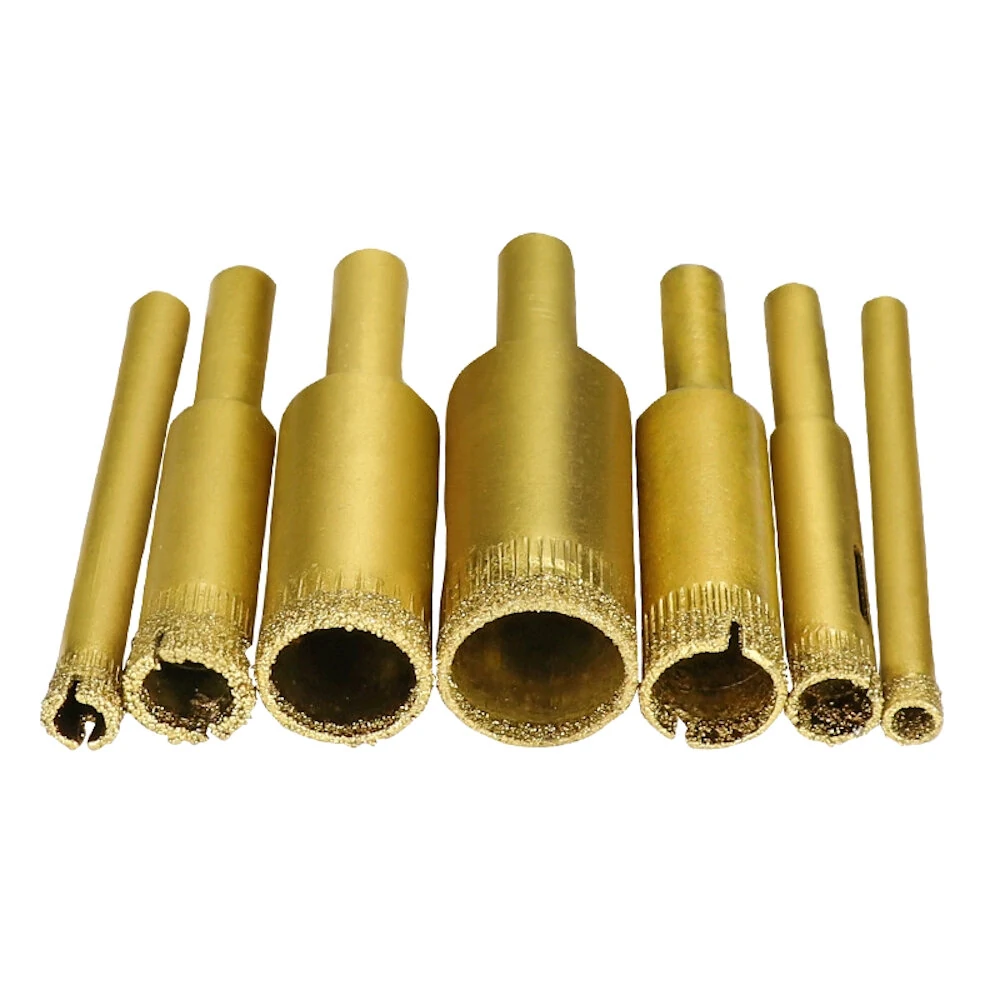 HSS Titanium Hole Saw Cutter Kit - 7pcs 5-16mm for Glass Tile & Marble - Image 4