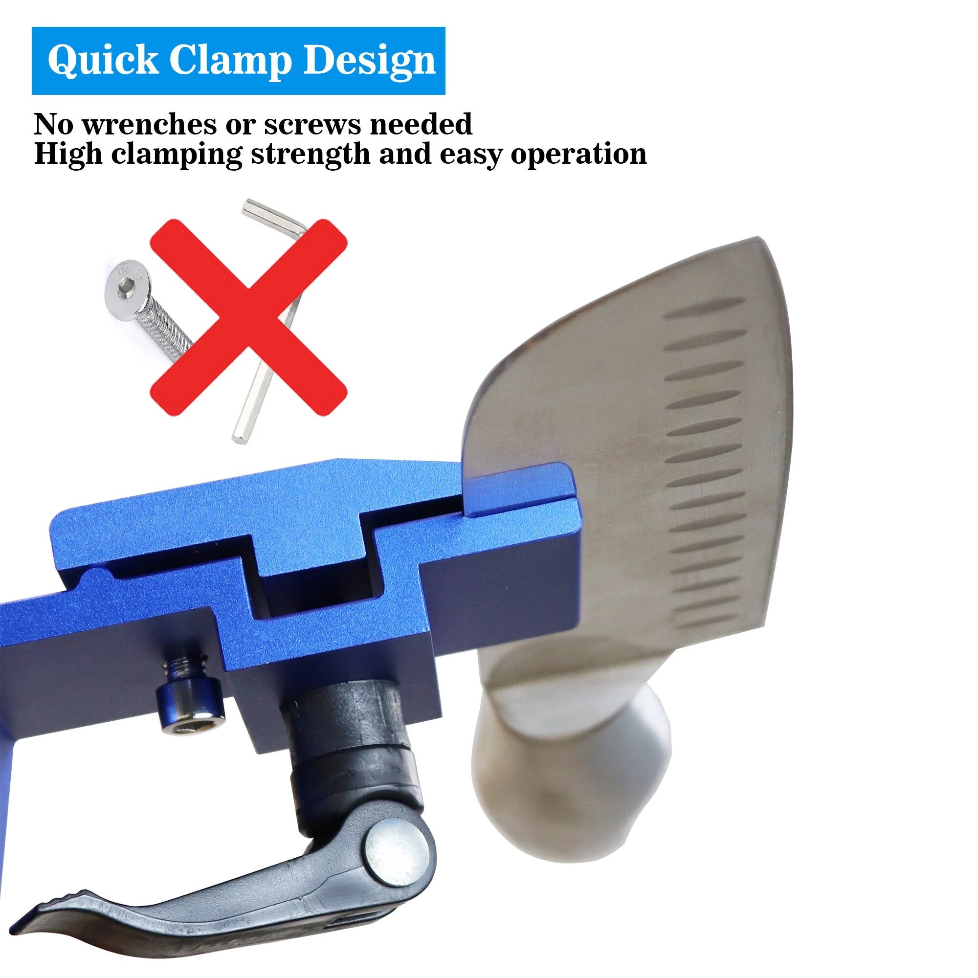Portable Cutter Sharpener System - Fix-Angle Whetstone Grinder with Stones - Image 4