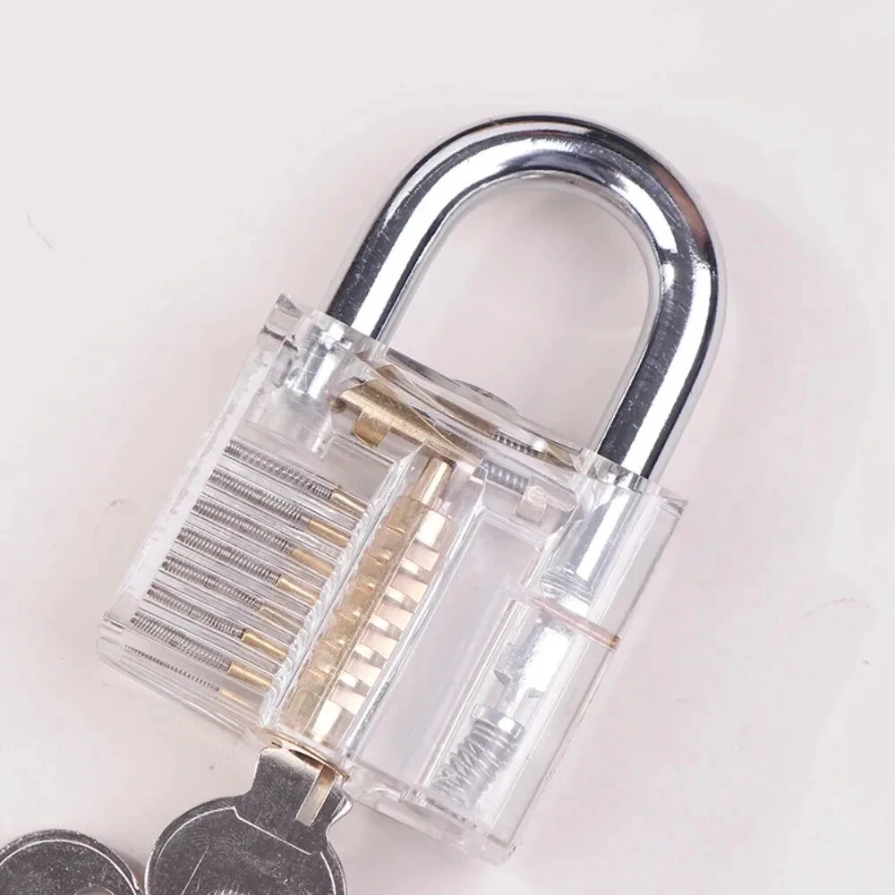 Premium Lock Pick Set 32-Piece Professional Kit | Transparent Training Locks & Anti-Slip Grip | Stainless Steel Tools for Padlock, Pin & Tubular Locks - Image 2