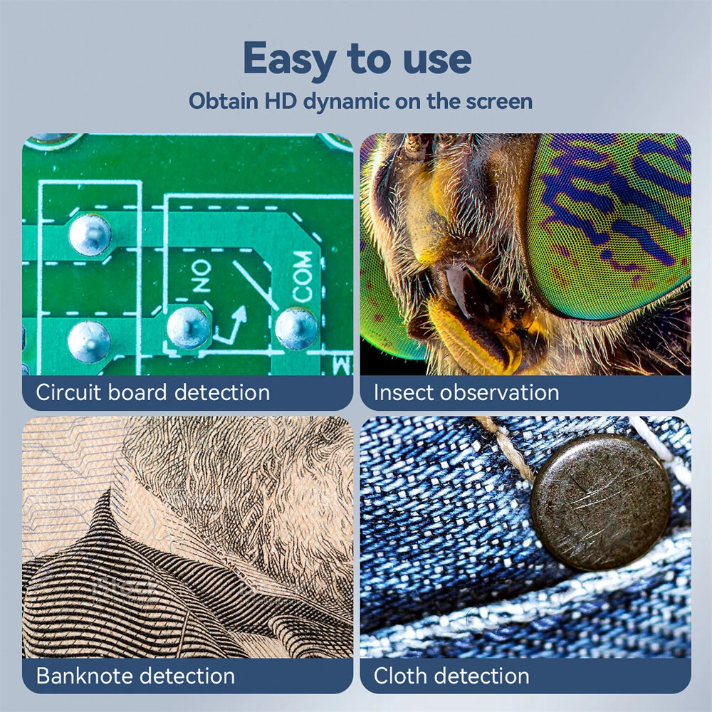 XG-101 Wireless Digital Microscope - 2MP 1000X Magnification | 1080P WiFi | Portable for Skin & Hair Inspection - Image 5