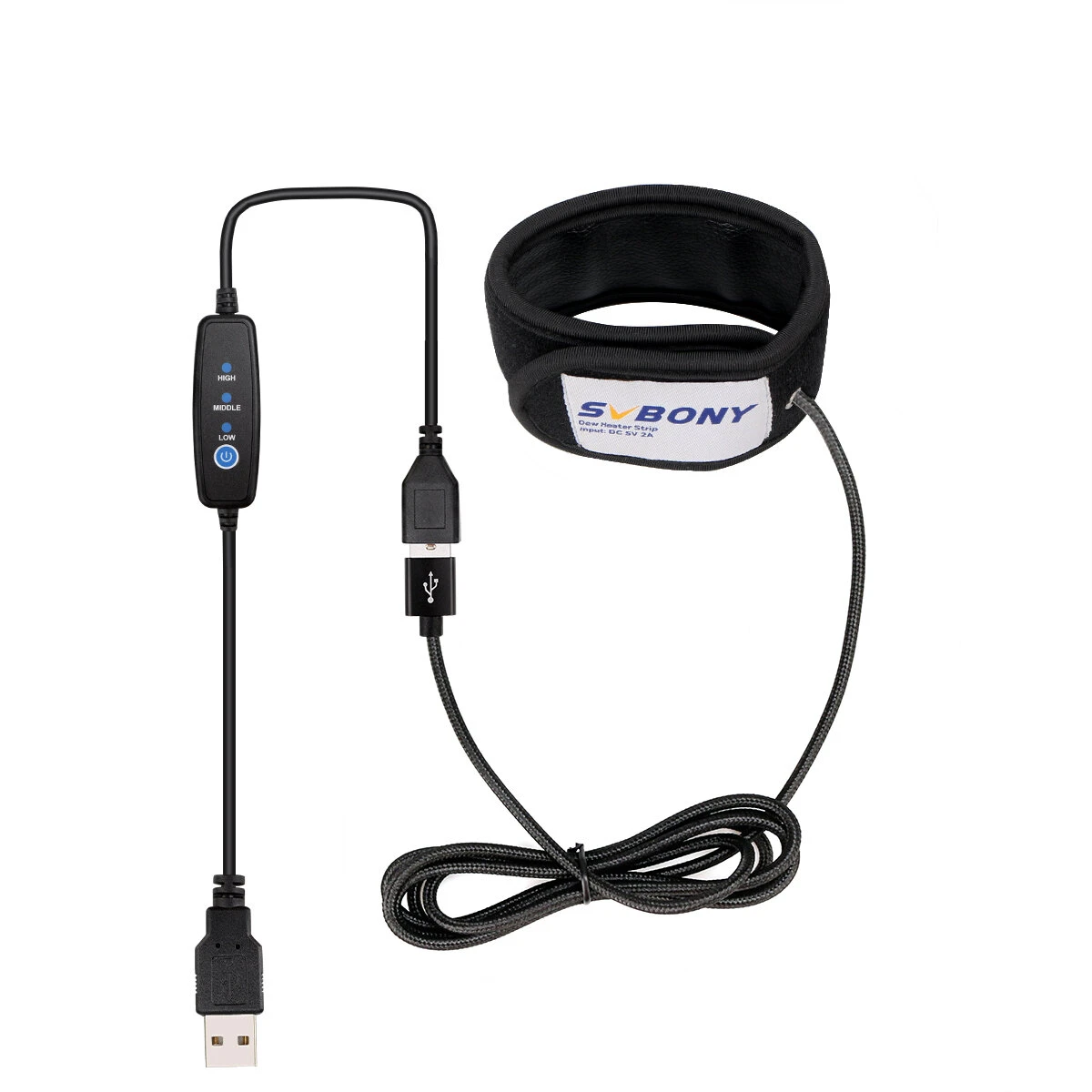 SVBONY SV172 Dew Heater Strip | Lens Warmer for Telescopes & Camera - Image 2