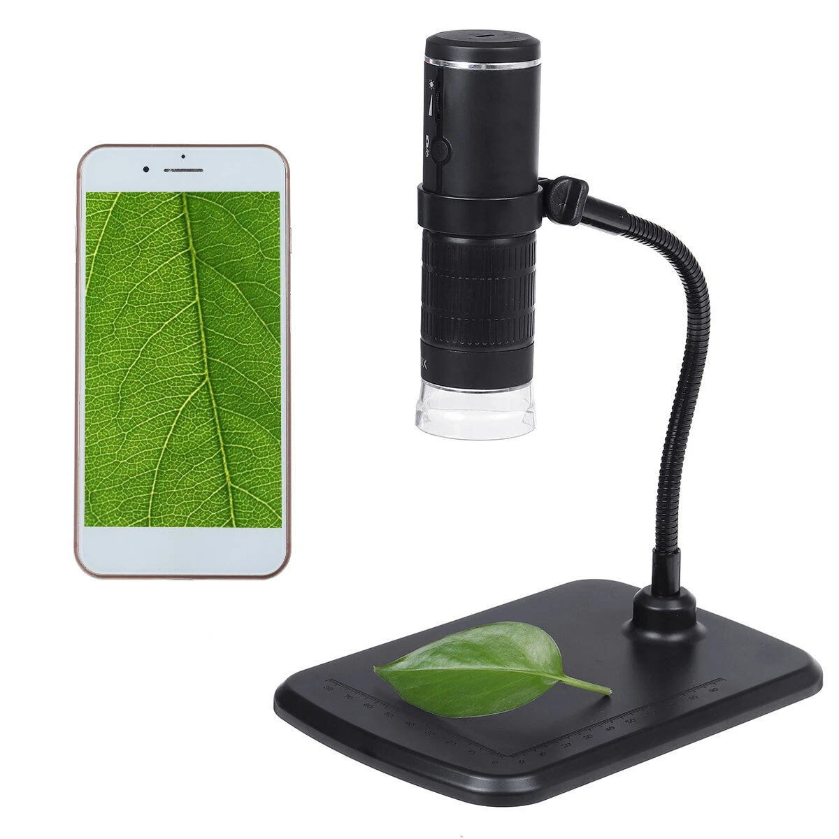 3-in-1 Handheld USB Microscope - 1000X Magnifier with 8 LED & Touch Screen - Image 4