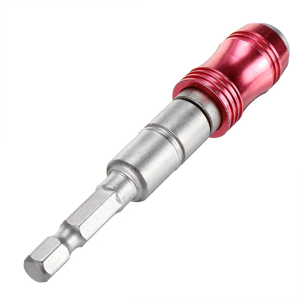 Drillpro Magnetic Pivoting Screwdriver Bit Holder - Angle Drill Guide Extension Adapter - Image 4