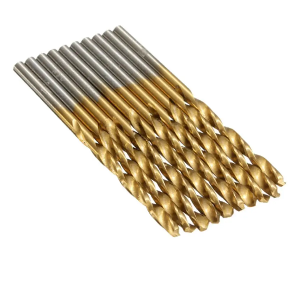 Doersupp 50Pcs Titanium Drill Bit Set | 1-3mm HSS for Wood & Metal - Image 2