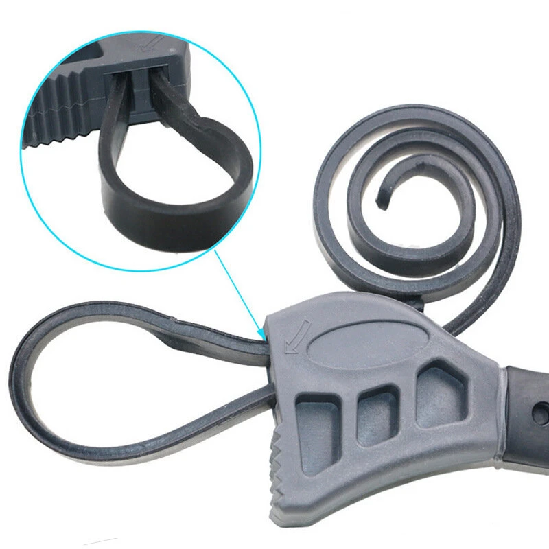 Adjustable Rubber Strap Wrench Set - 500mm For Pipe & Oil Filter - Image 3