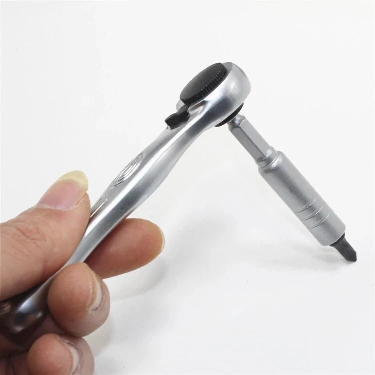 12Pcs Mini Ratchet Wrench Set | 1/4-Inch Drive Close Quarter Tool with Bits - Image 5