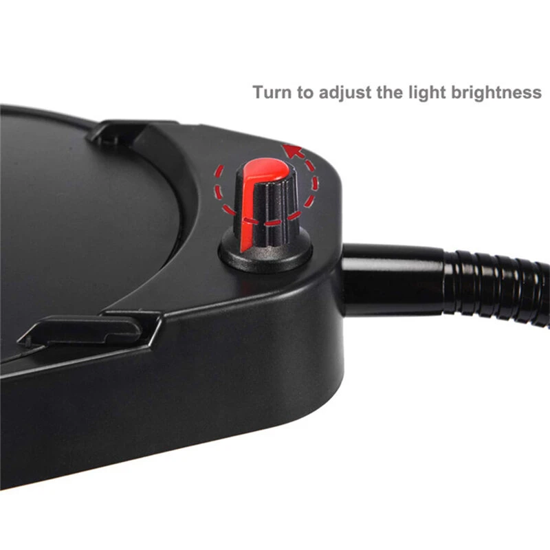PD-4S USB Magnifier Lamp - 8x Magnifying Glass with 38 LED Lights for PCB Inspection & Reading - Image 4