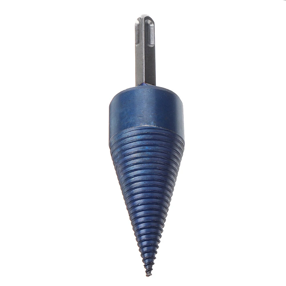 Drillpro 32/42mm Nano Blue Coated HSS Drill Bit | Firewood Splitter Cone for Wood Cutting - Image 3