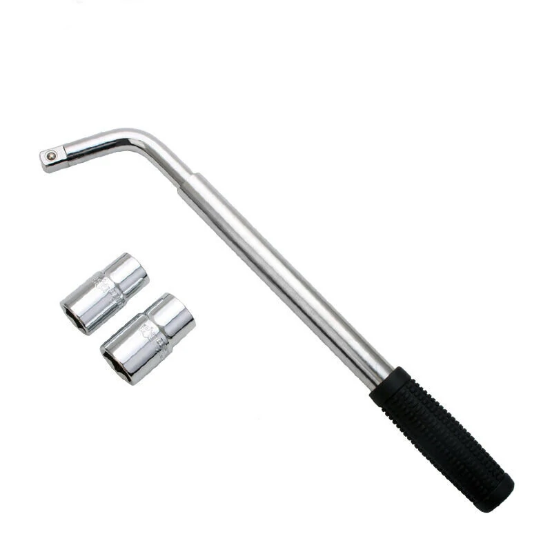 Chrome Vanadium Steel Socket Wrenches | Telescopic L-Shaped Tire Wrenches - Image 2