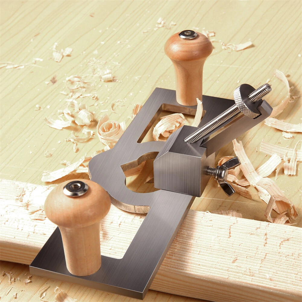 Router Plane Hand Tool - Adjustable Woodcraft Trimming Knife with Depth Stop | Woodworking - Image 4