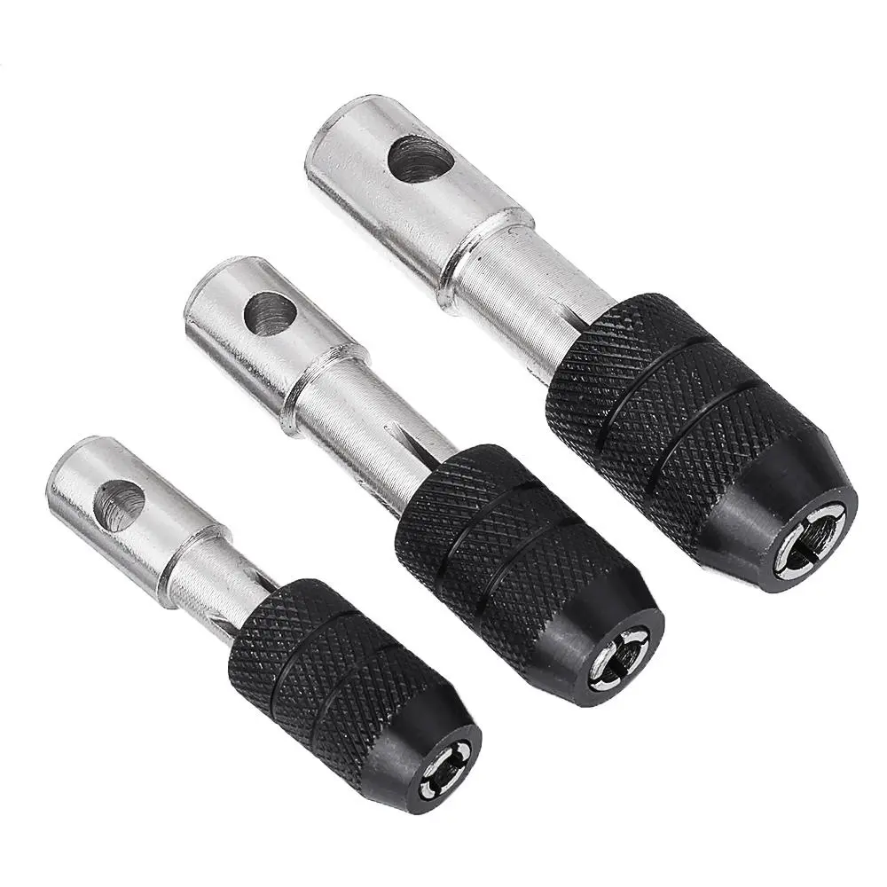 T-Handle Screw Tap Wrench - Chuck Type Hand Tapping Tool M3-M12 - Image 3