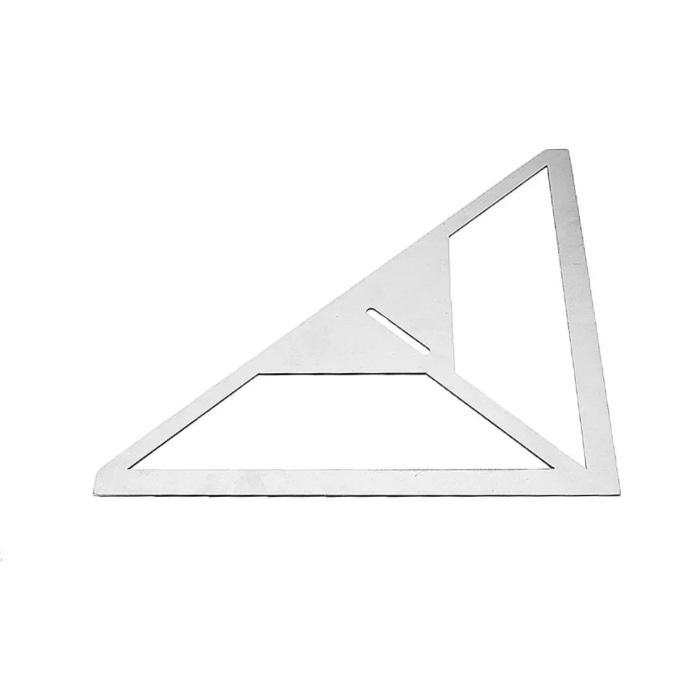 Drillpro Triangle Ruler | Multifunction Floor & Tile Ruler - Stainless Steel Measuring Tool - Image 4
