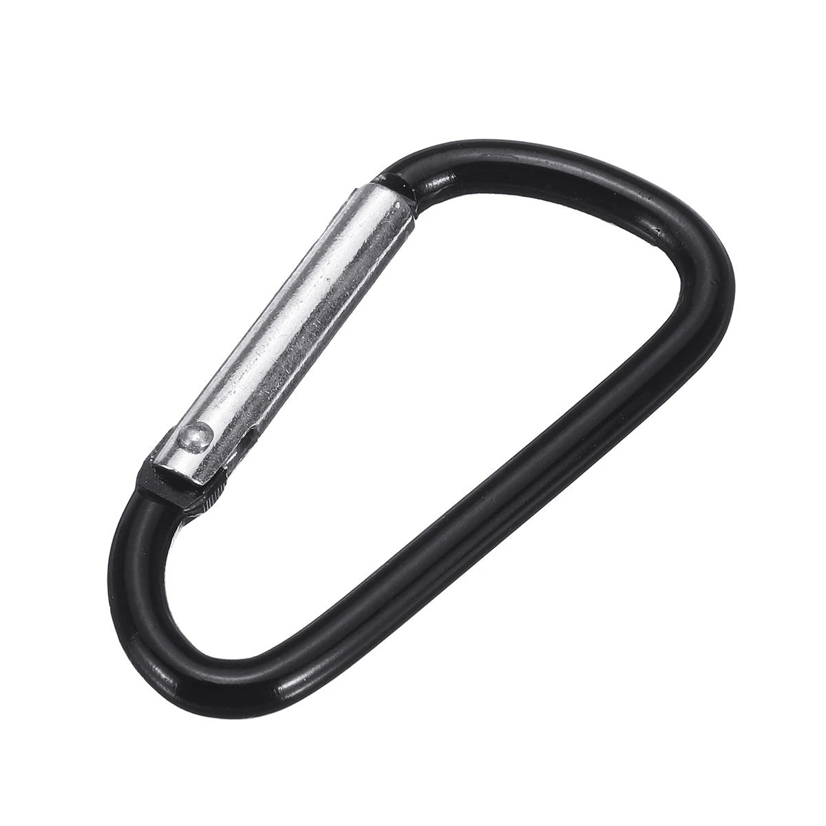 Screw Lock D-Shinged Carabiner Keyring Clip | Secure Hook for Tools & Keys - Image 3
