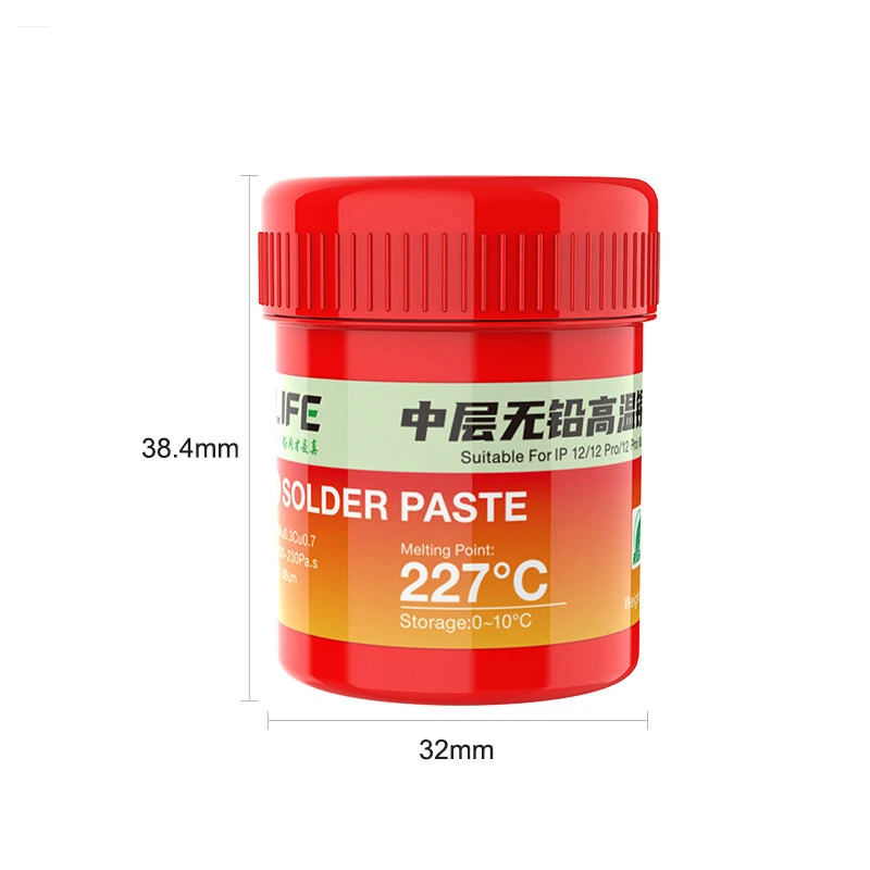 RELIFE RL-406 Lead-free Solder Paste | High Temp 227°C for iPhone Huawei Repair - Image 4