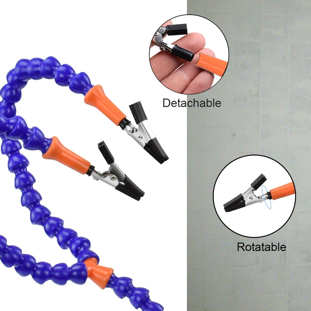 NEWACALOX Soldering Station Holder - PCB Fixture with 4 Flexible Arms | Helping Hand Tool - Image 5