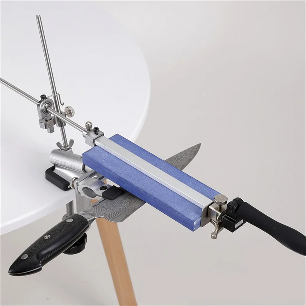 RX-009 Professional Knife Sharpener | 4 Whetstones & Dual Clamps | 360° Rotation Fixed-Angle Kit - Image 3