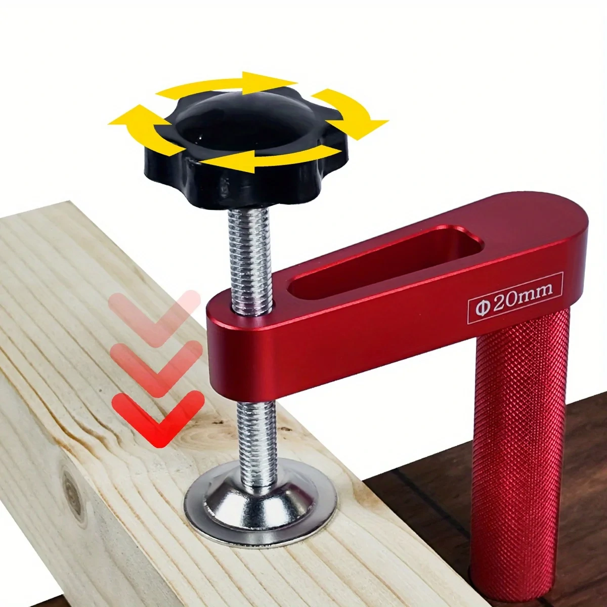 JIGHOLE 19mm/20mm Bench Dog Hold Down Clamps - 2 Pack for MFT Workbench - Image 3