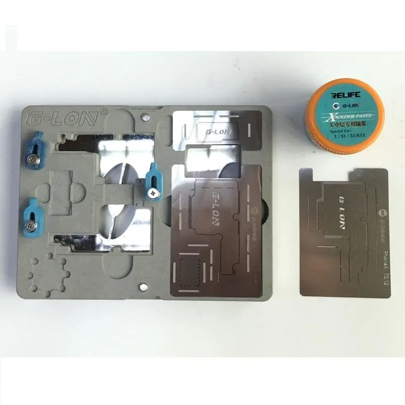 SS-601K Double-Sided Magnetic PCB Fixture Set | iPhone X XS MAX Motherboard Repair Tool - Image 3