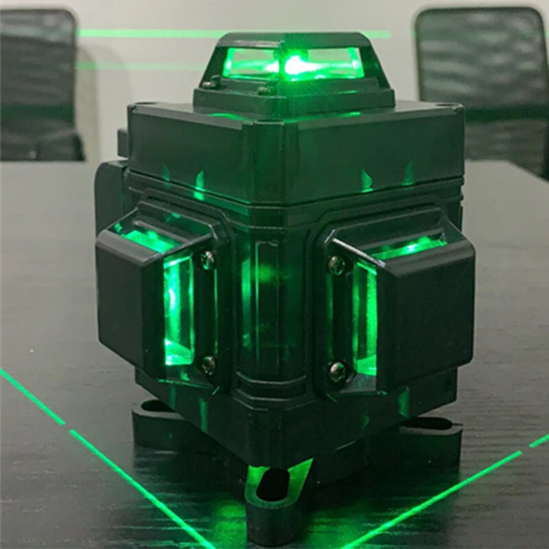 110-220V 4D 16-Line Green Laser Level with Remote Control | Waterproof - Image 3