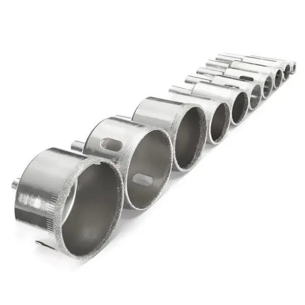 Diamond Hole Saw Set - 10pcs for Tile Ceramic Glass Porcelain - 8mm-50mm - Image 4