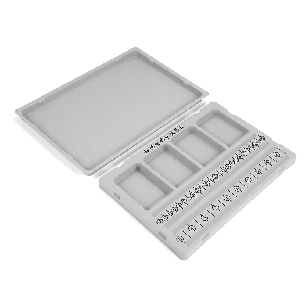 Gray Flocked Bead Board - DIY Jewelry Making Organizer Tray with Measuring Tool - Image 3