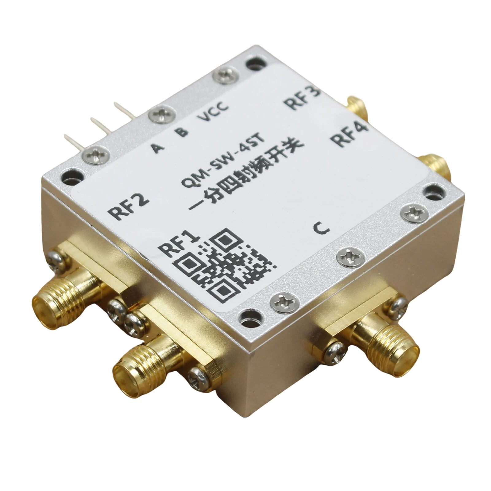 QM-SW-4ST/2ST Microwave RF Switch | 0.1-6GHz Wide Band | Low Insertion Loss & High Isolation - Image 4