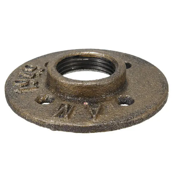 Malleable Iron Floor Flange - 1 Inch Threaded for Pipe Fittings & Wall Mount - Image 4
