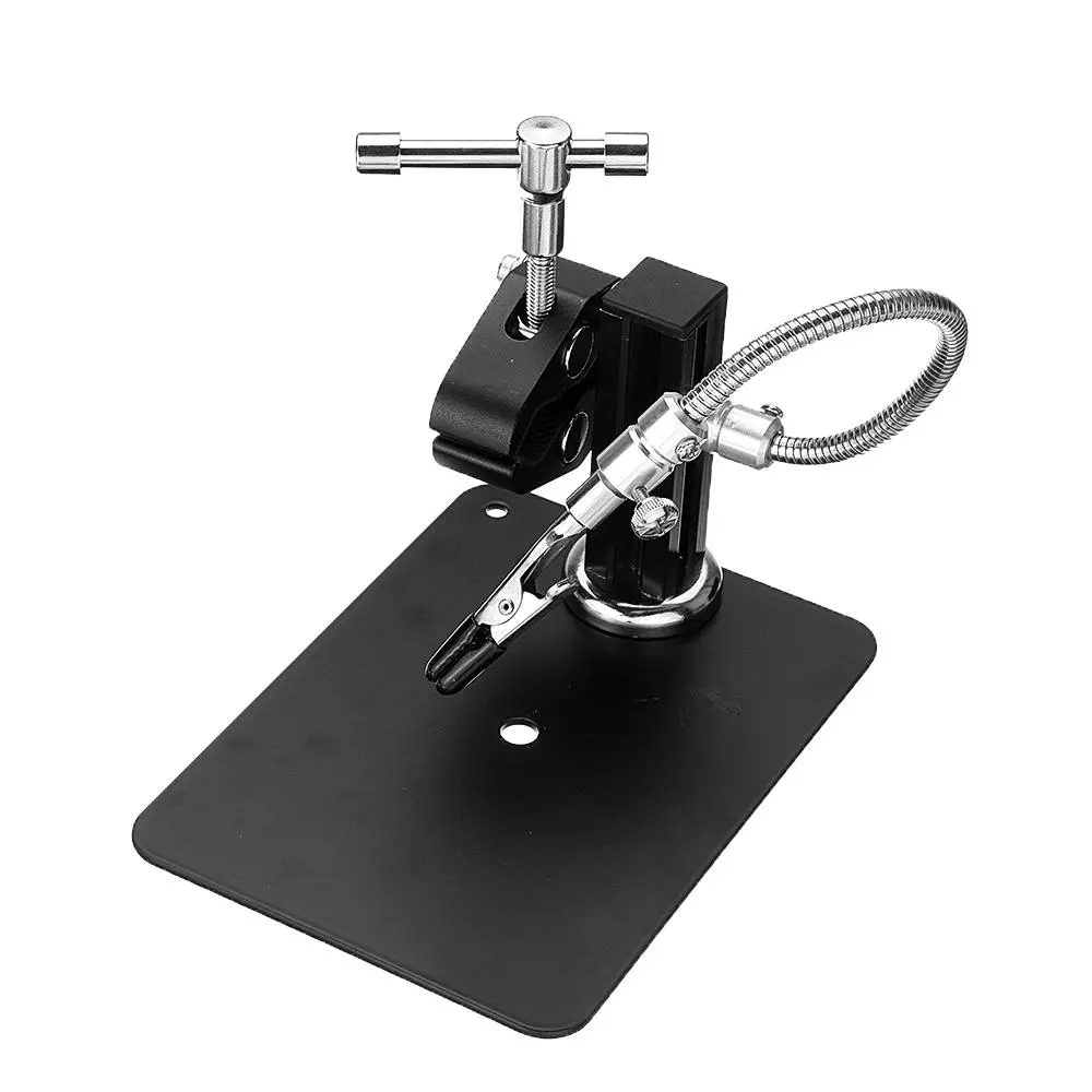 YP-91 Soldering Helping Hand | Third Hand Tool with Magnetic Base & 160mm Flexible Arm - Image 2
