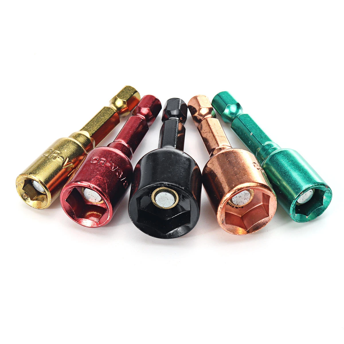 Drillpro 5pc 48mm Hex Magnetic Sleeve Adapter | Chrome Vanadium Steel Extension Rod - Image 5