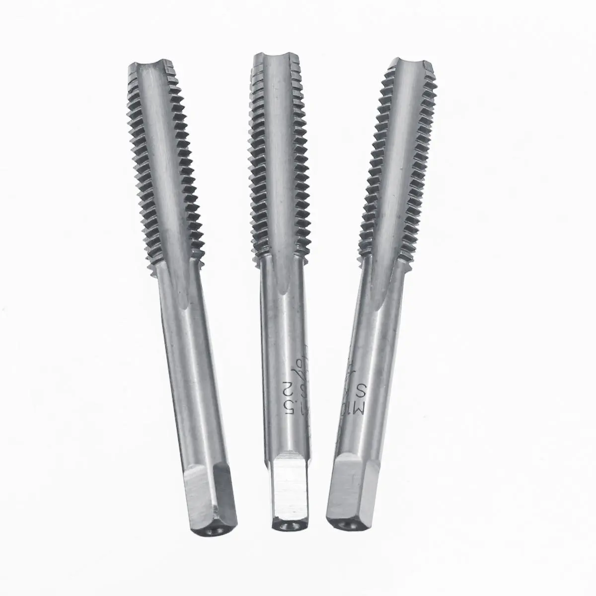 3pcs M10-M20 HSS-4341 Screw Tap Kit | High-Speed Steel Straight Flute Tools - Image 5