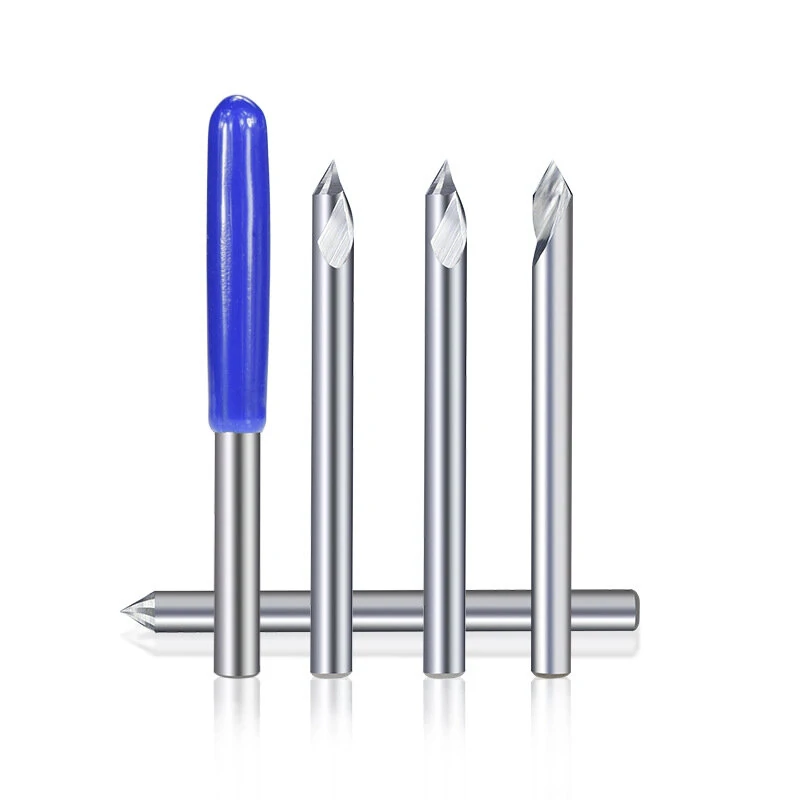 Drillpro 10Pcs 3.175mm Shank Carbide Engraving Bits | 30 Degree 0.1mm Tip - Image 3