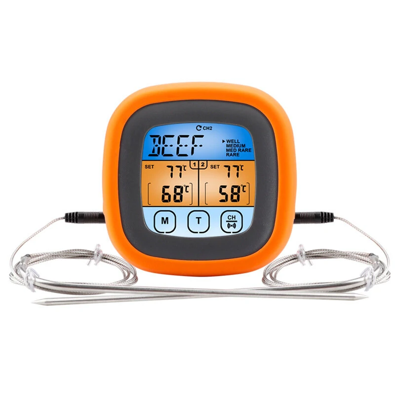 Taylor Dual-Needle Touchscreen Food Thermometer | Kitchen Baking Meat BBQ - Image 3