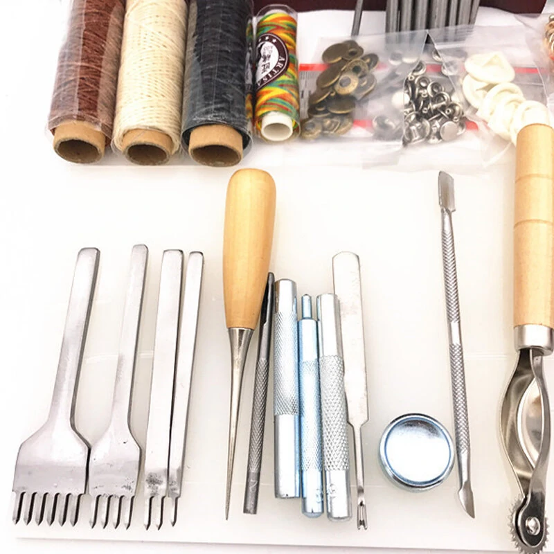 DIY Leather Craft Tools Set - Hand Sewn Diamond Chop & Handmade Tools - Image 4