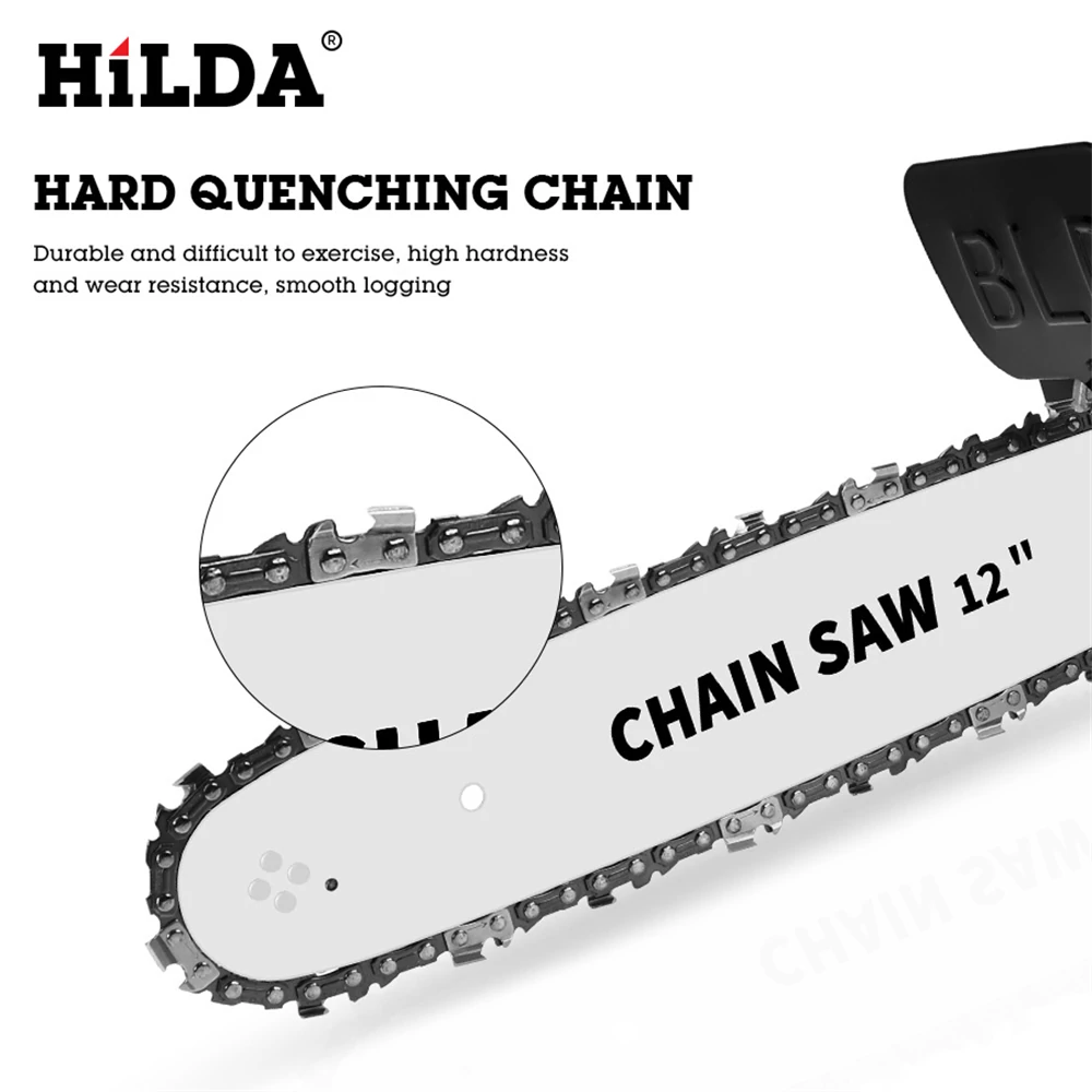 HLIDA Multi-Compatible Electric Chain Saw Converter Kit - 11000RPM High Speed with Auto-Oil Supply for Wood, Glass, Metal Cutting - Image 2