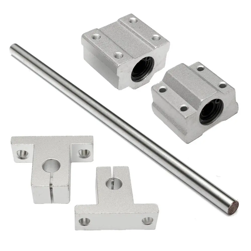 SCS8UU Linear Rail Shaft - 200mm Rod with Bearing Block & Guide Support | CNC Parts - Image 4