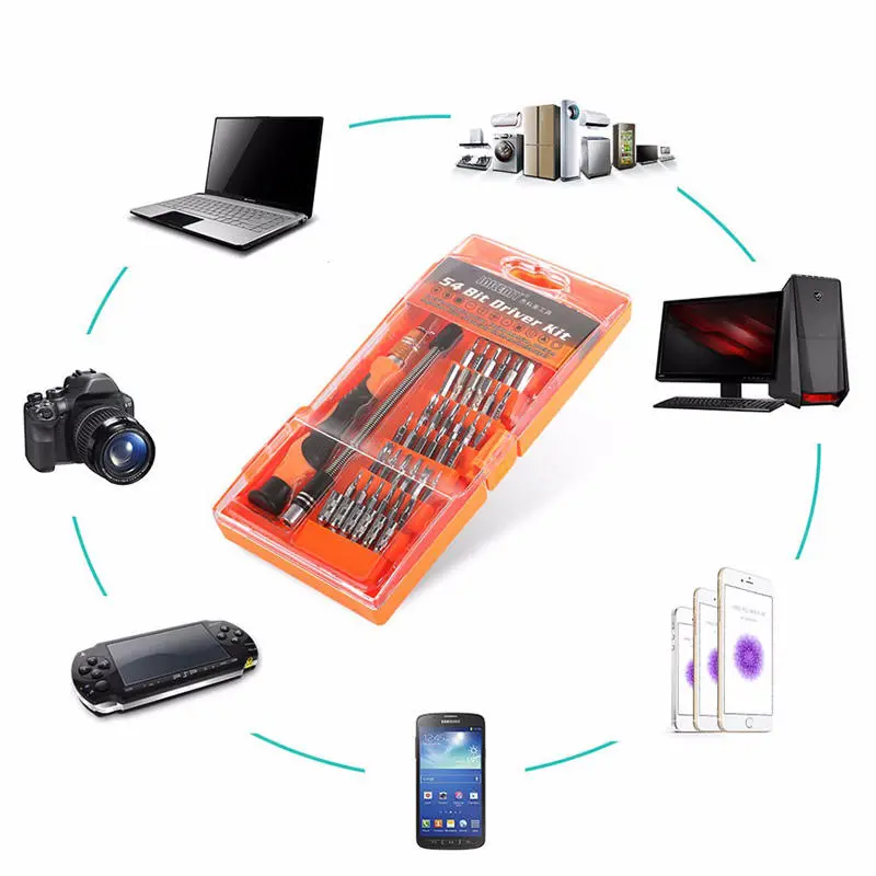 JAKEMY JM-8125 Electric Screwdriver Kit | 58 in 1 Multitool Repair Tools - Image 2