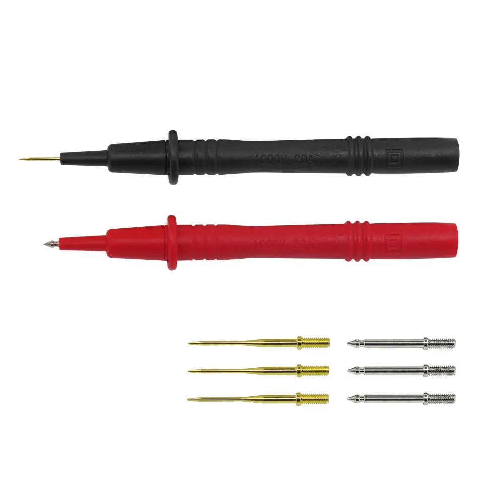 P8001 Multimeter Test Probes - 2pcs with Replaceable Gilded Needles - Image 3