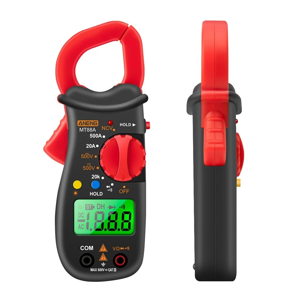 ANENG MT88 Digital Clamp Meter | 1999 Counts | 500A AC DC Voltage NCV - Image 4