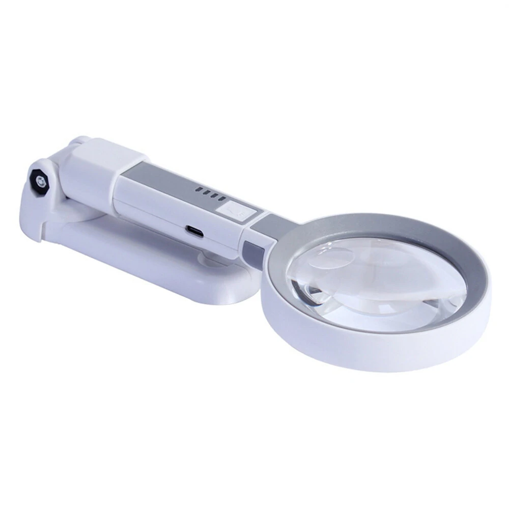 Portable 18-LED Magnifying Glass | 5x & 11x Folding Lens for Precision Repair - Image 3
