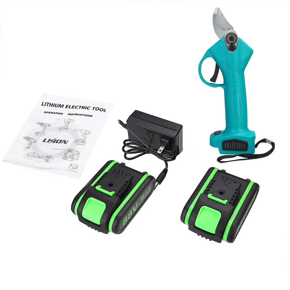 VIOLEWORKS 88VF Cordless Electric Pruning Shears - 30mm Cut | 2X Battery & Toolbox - Image 2