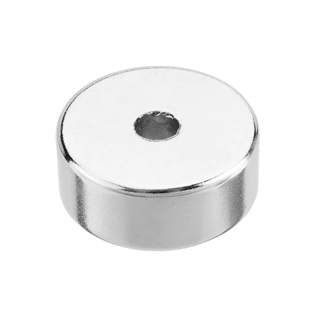 Effetool 10pcs 25mmx10mm Round Neodymium Magnets | 5mm Hole Rare Earth - Image 2