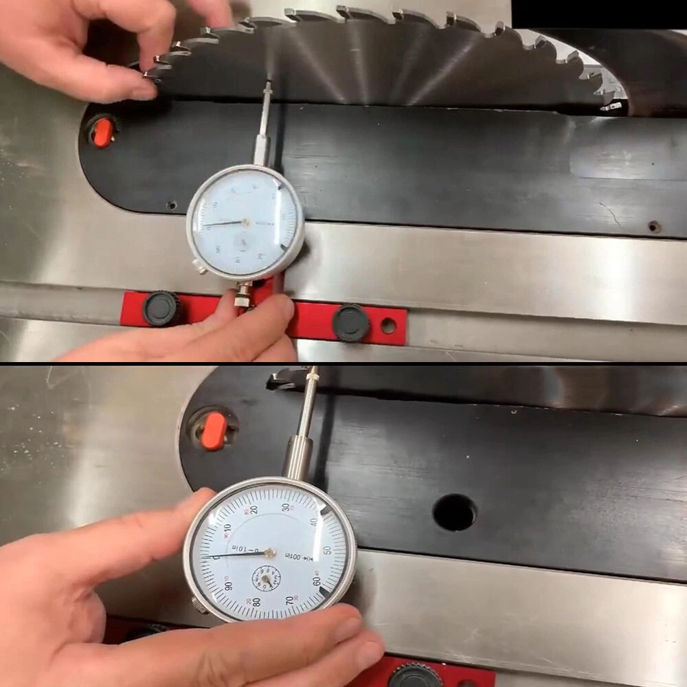 Table Saw Dial Indicator Gauge - Metric Alignment Tool for Saws & Drill Presses - Image 3