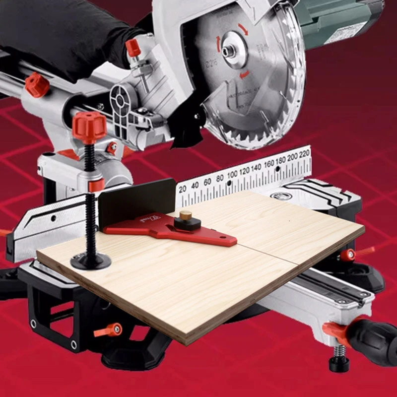 Wnew Table Saw Jig - Precision Crosscut Sled & Push Board | 90 Degree Angle Corrector - Image 4