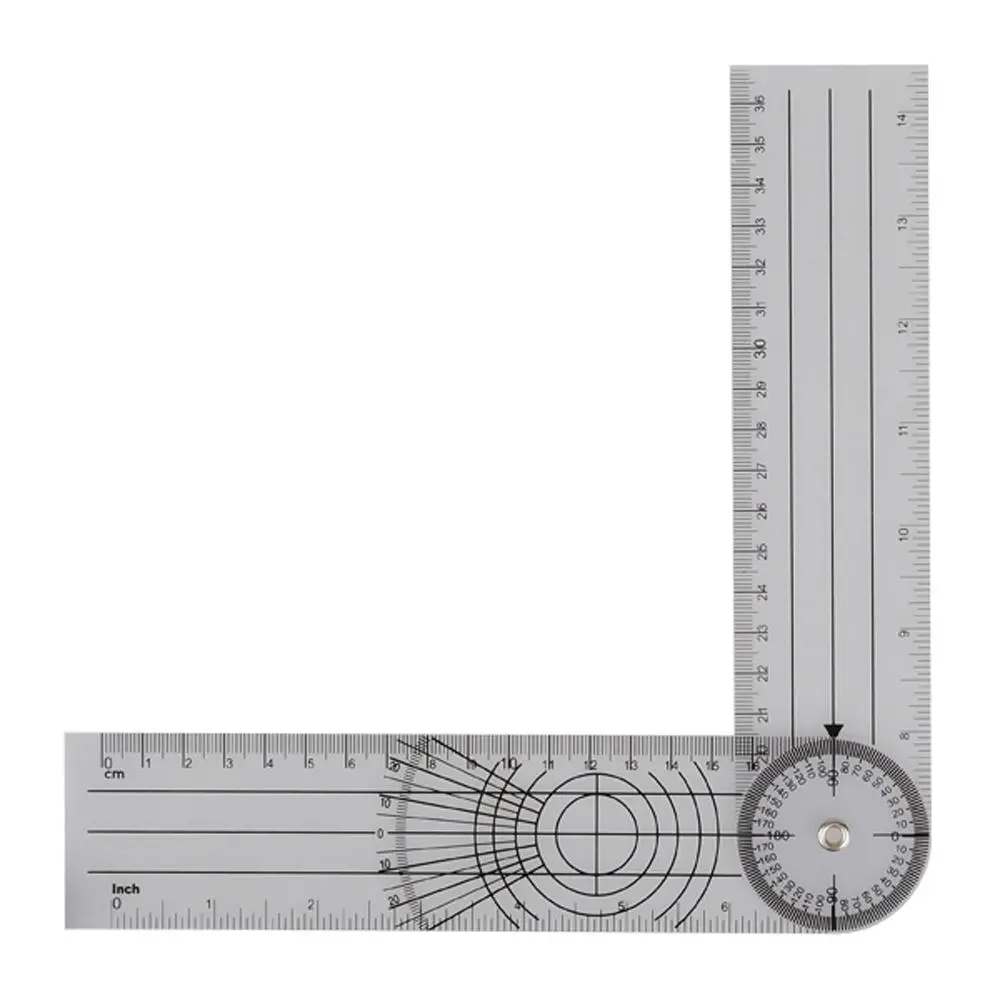 Professional 360 Degree Multi-Ruler Goniometer - 5pcs Spinal Angle Ruler Set - Image 3