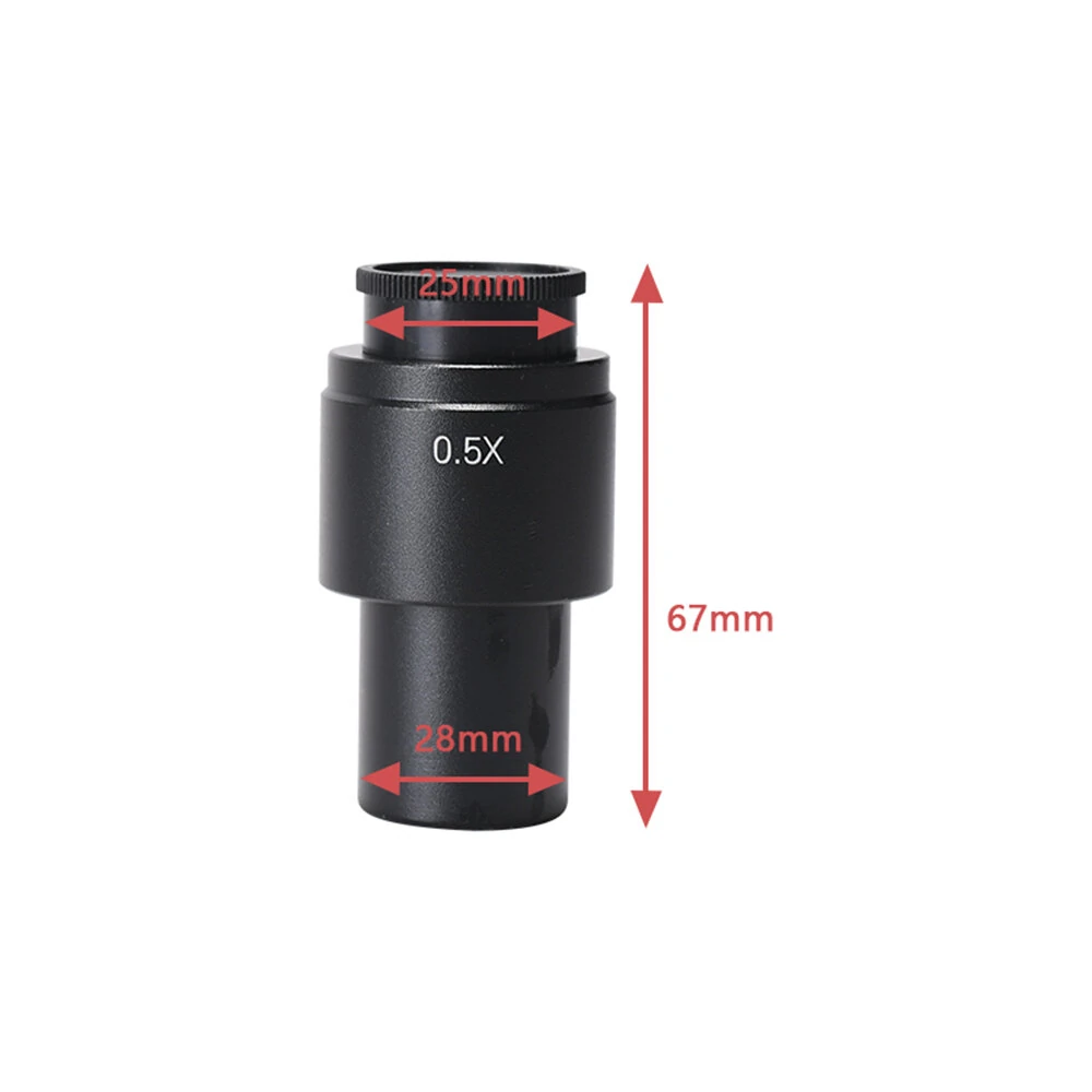 HAYEAR C Mount Lens Adapter - 0.35X 0.5X 1X 2X Zoom for Microscope & 28mm Camera - Image 3
