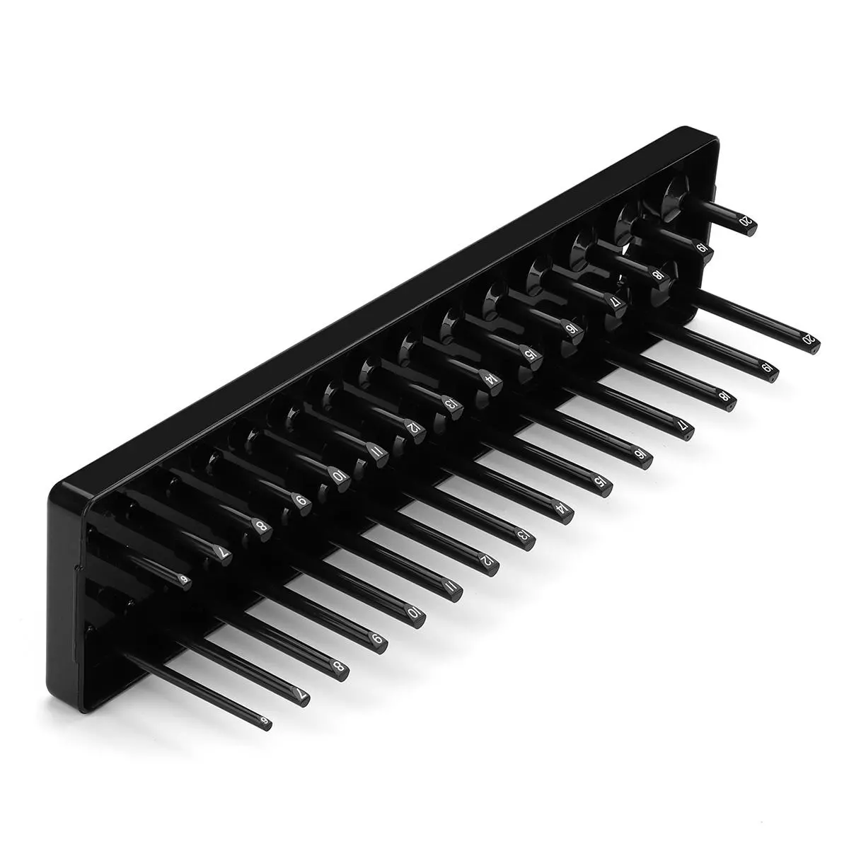 Craftsman 30 Slot 3/8 Inch Socket Rail | Metric Socket Organizer Holder - Image 4