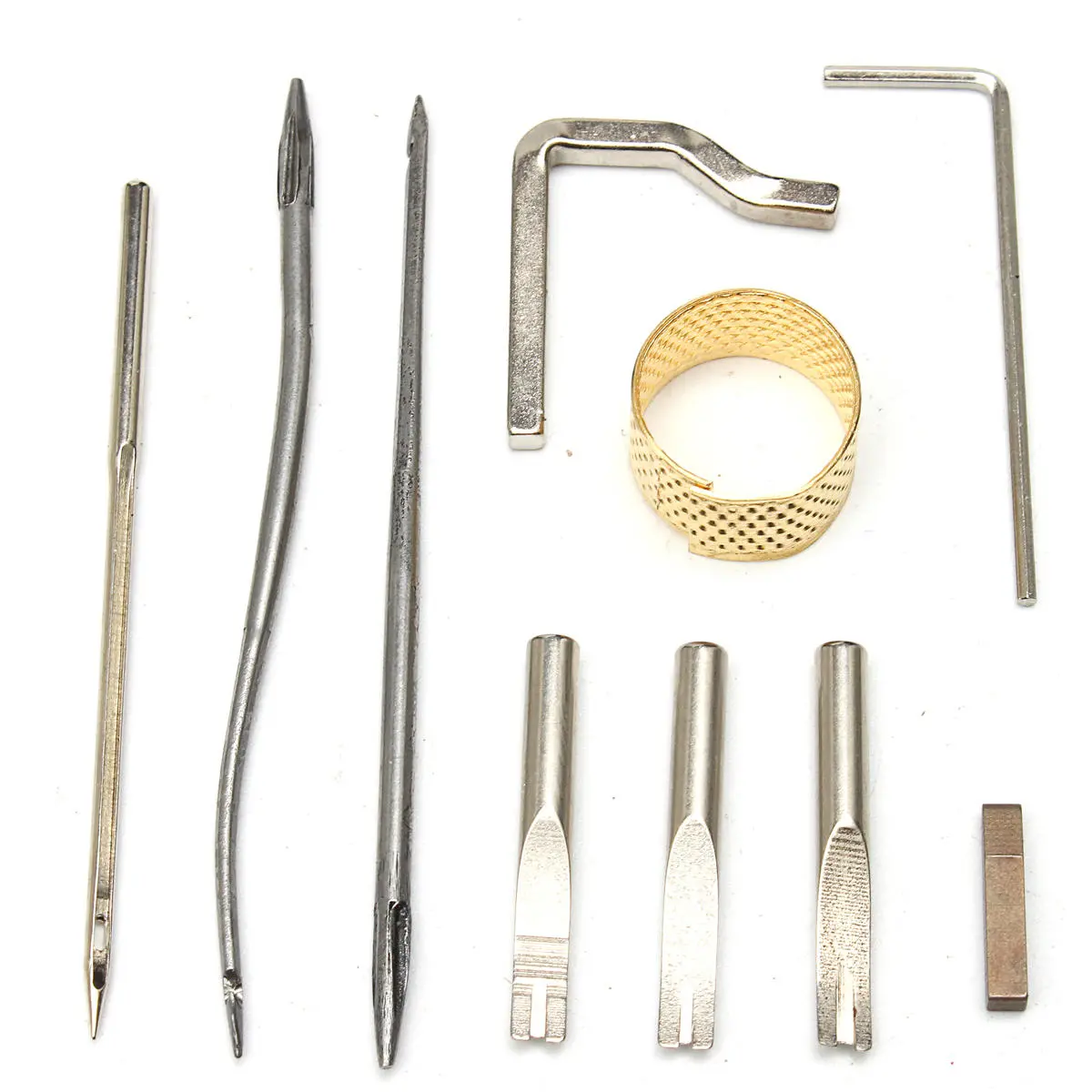 Leather Craft Hand Tools Kit - 59Pcs for Stitching & Stamping | Handmade Set - Image 3